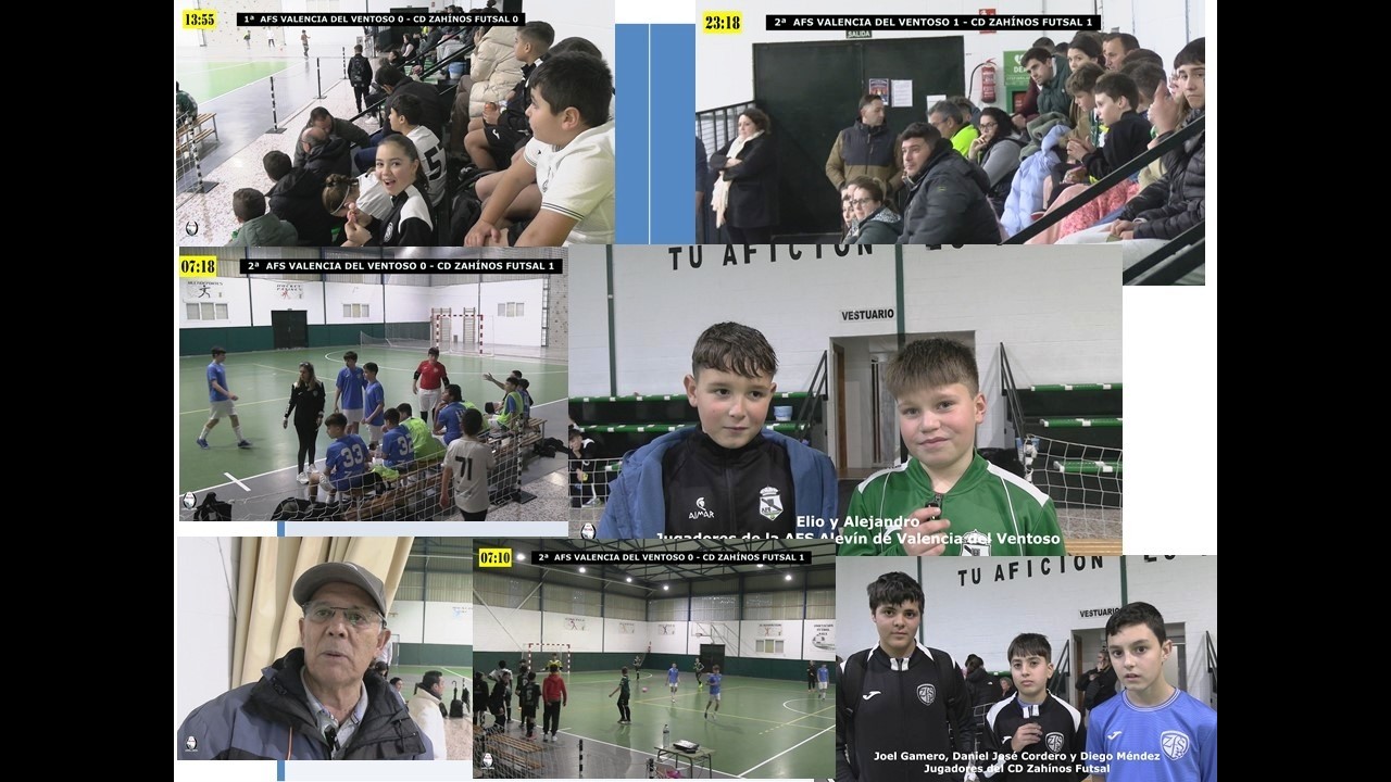 F SALA INFANTIL  AFS VALENCIA  DEL VENTOSO - CD ZAHÍNOS FUTSAL  (06-02-2026)