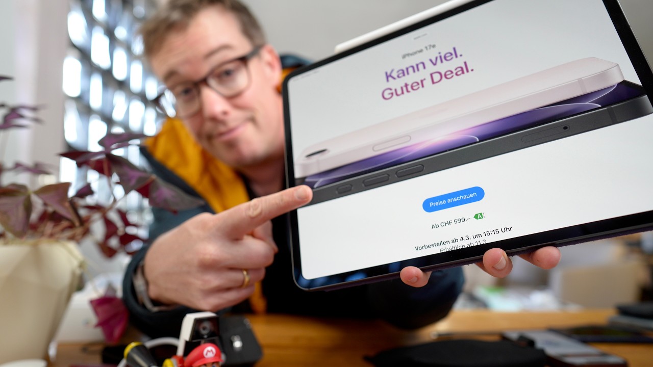 Guter Deal? Apple zeigt iPhone 17e und neues iPad Air