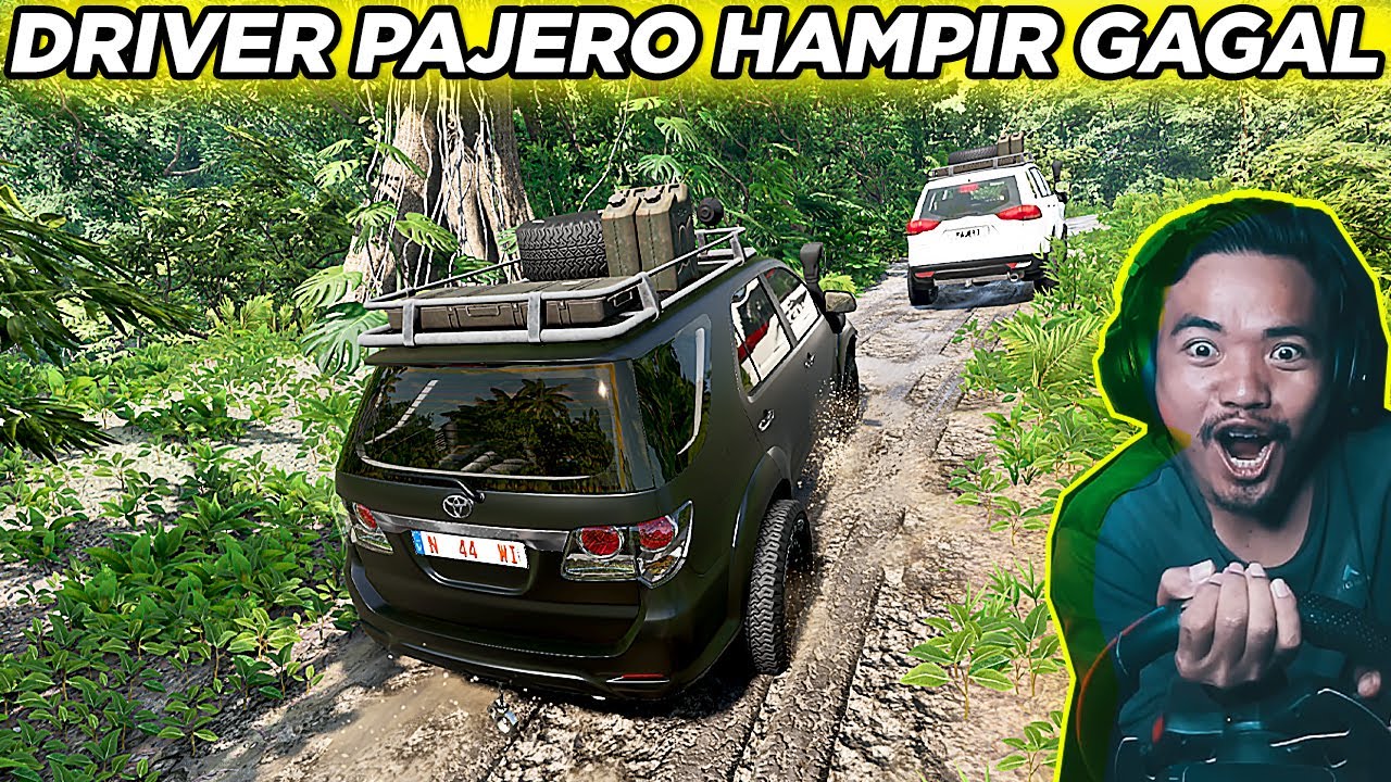 🔥Uji Nyali! Pajero vs Fortuner Lawas di Hutan - BeamNG.drive