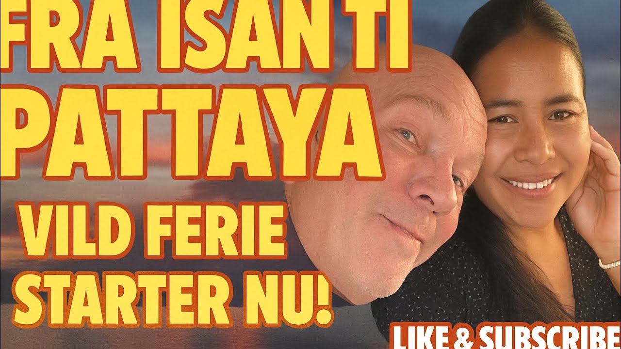 11 TIMER I BIL 😱 FRA ISAN TIL PATTAYA 🌴 | STRAND, SHOPPING & FERIESTART!