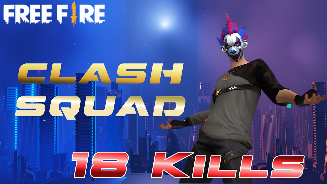 18 kills 💪 ⚡| Clash Squad Full Gameplay | Redmi Note 9 Pro 📱 Freefire #freefire #garenafreefire #ff