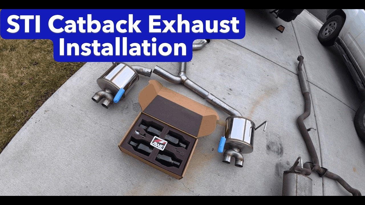 AWE Catback Installation 2018 Subaru STI