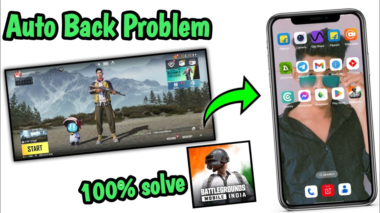 Bgmi Auto Back Problem Fix | Bgmi Crash Problem | Battleground Mobile India Auto Back Problem