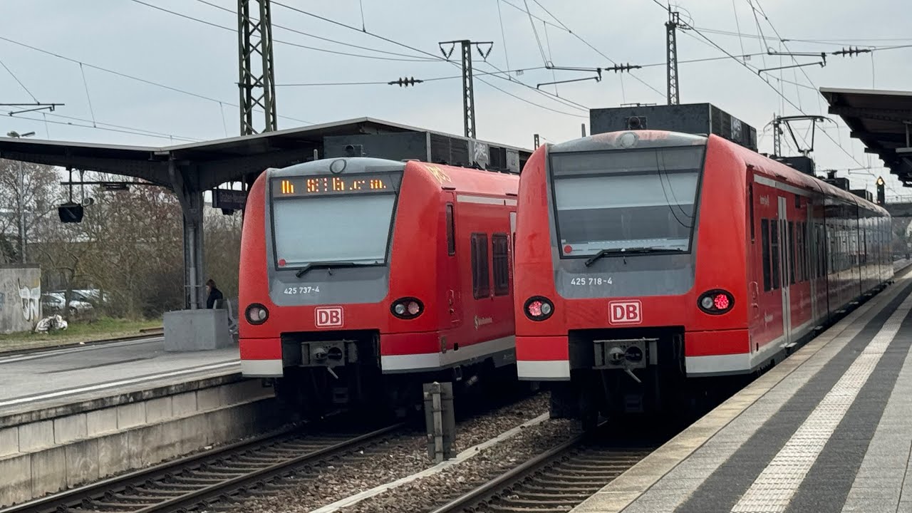 Zugverkehr in Graben Neudorf (RGN) Güterverkehr/ Fernverkehr/Nahverkehr mit Markos (Hupe)