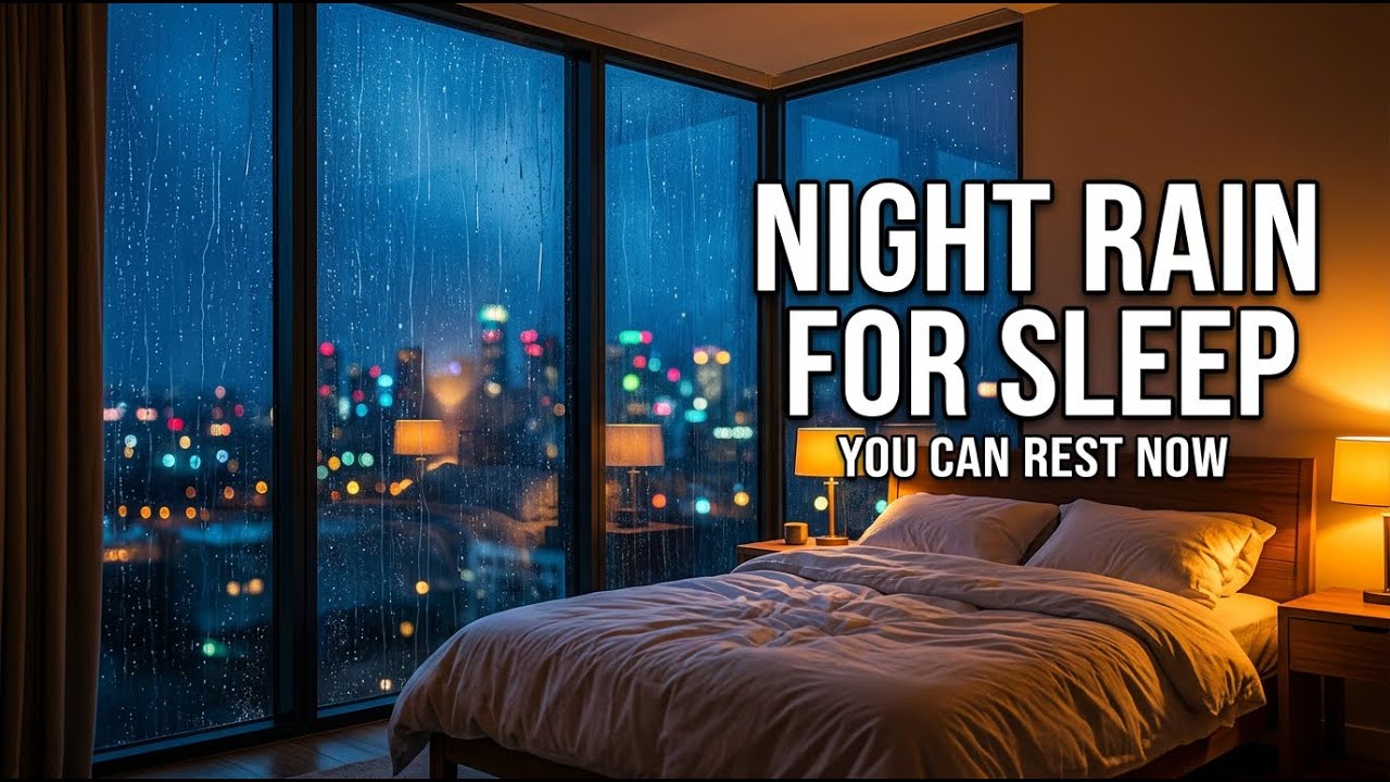 You Can Rest Now | Night Rain for Deep Sleep & Relaxation