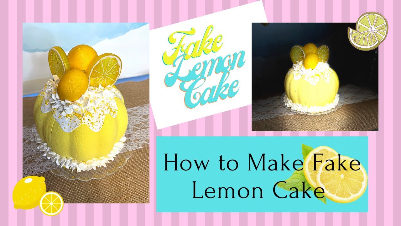 Lemon Fake Bake Lemon Cake Diy
