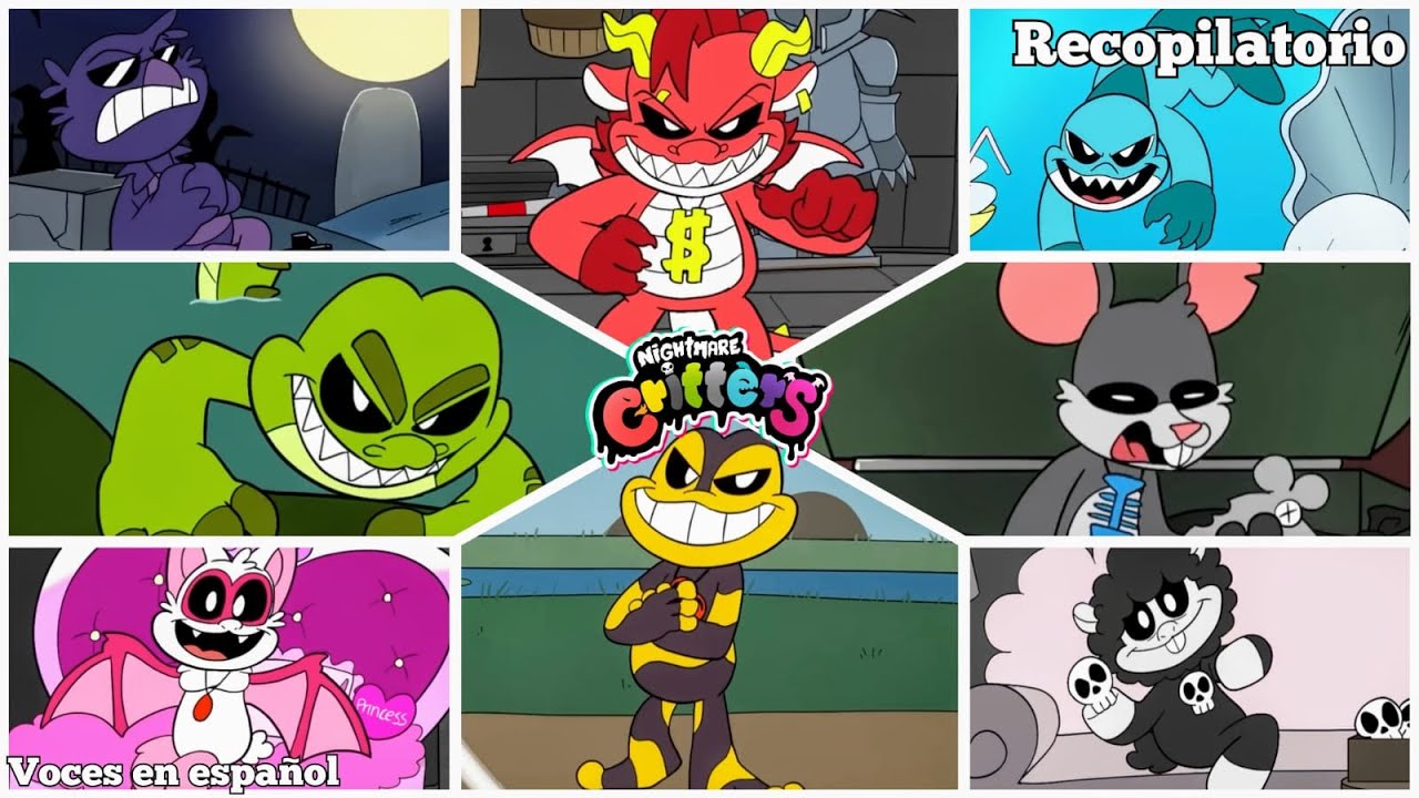 Entrevista a los Nightmare critters - Recopilación | Poppy Playtime chapter 4 | Lineas de voz
