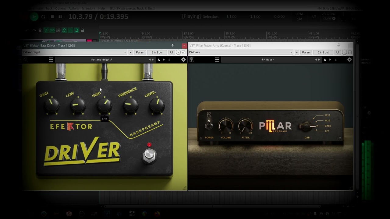 Pillar Power Amp with Efektor Bass Driver
