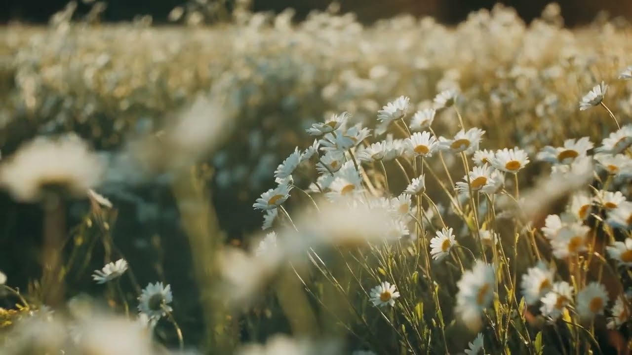 pov: you're a little kid again, running through a field of flowers.