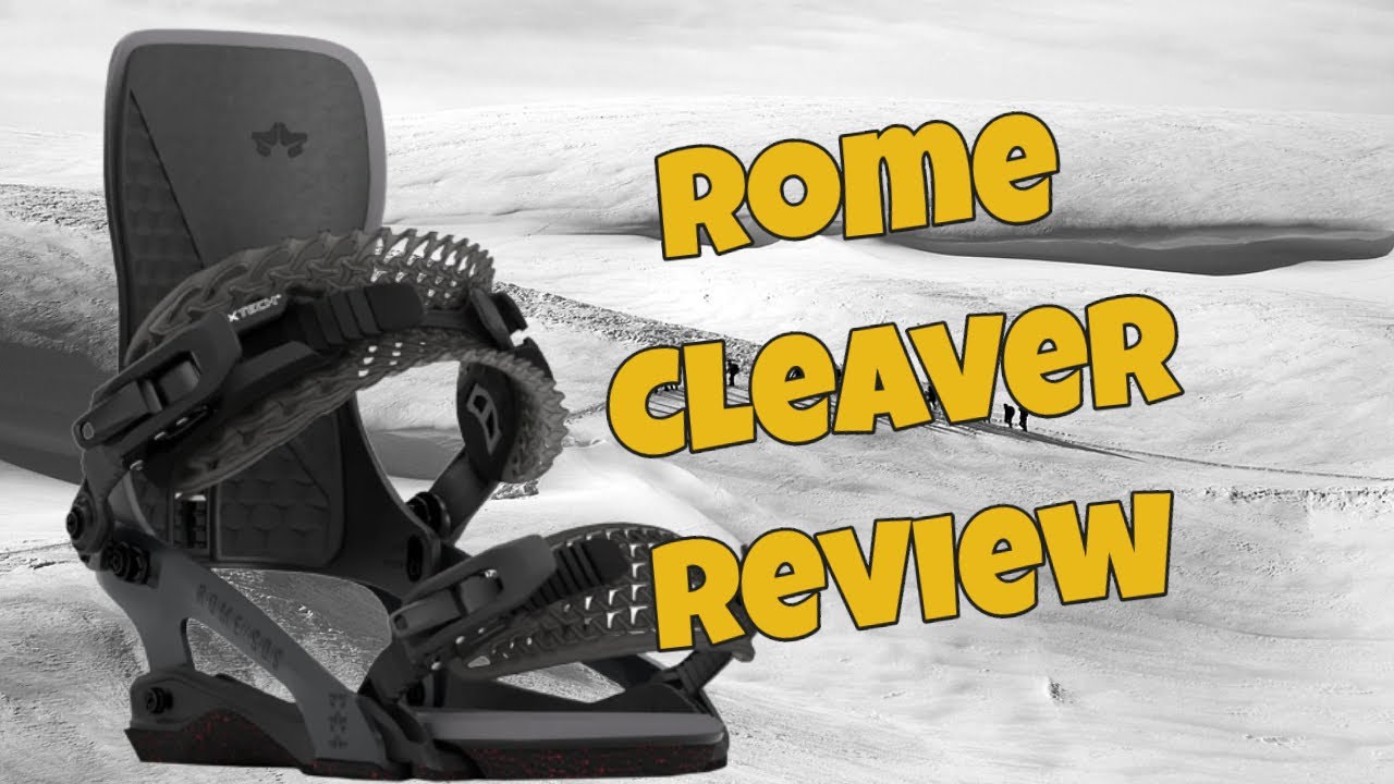 The 2024 Rome Cleaver Snowboard Binding Review