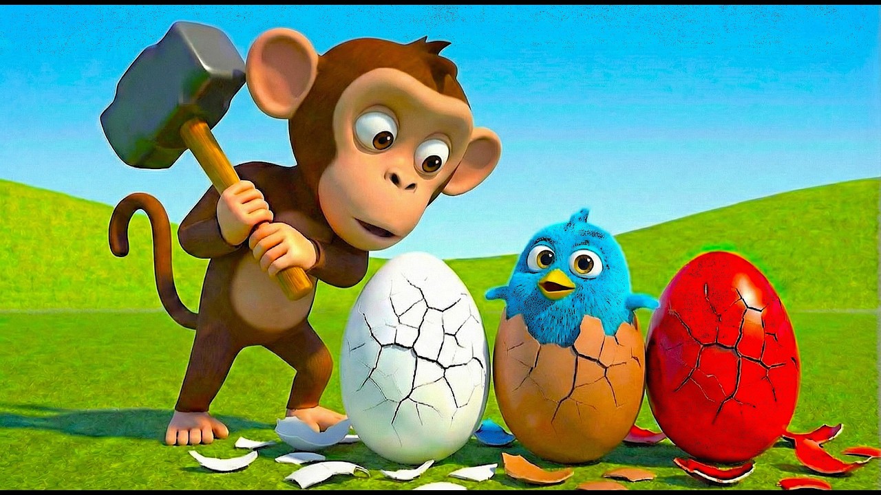 Непослушная обезьянка разбила все яйца! 🥚🐵 | Полиция поймала непослушную обезьянку! 🚓🐒🚨