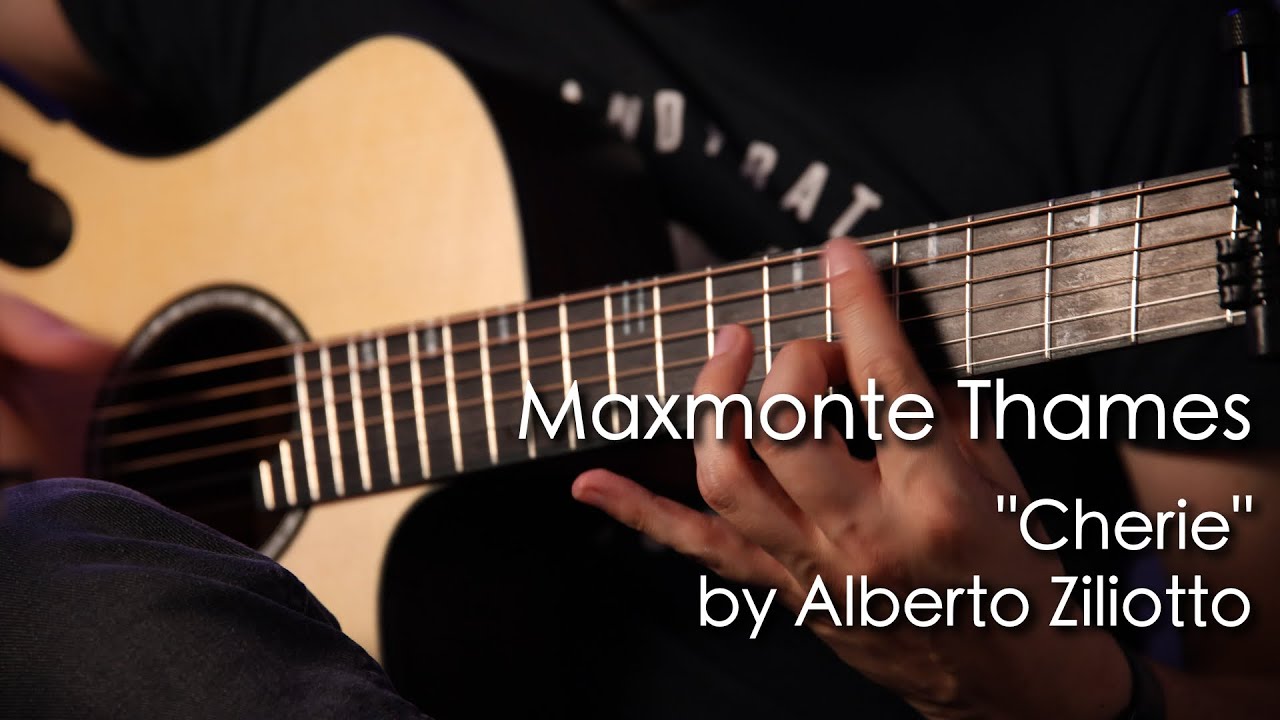 Maxmonte  fanfret Thames Guitar, played by Alberto Ziliotto