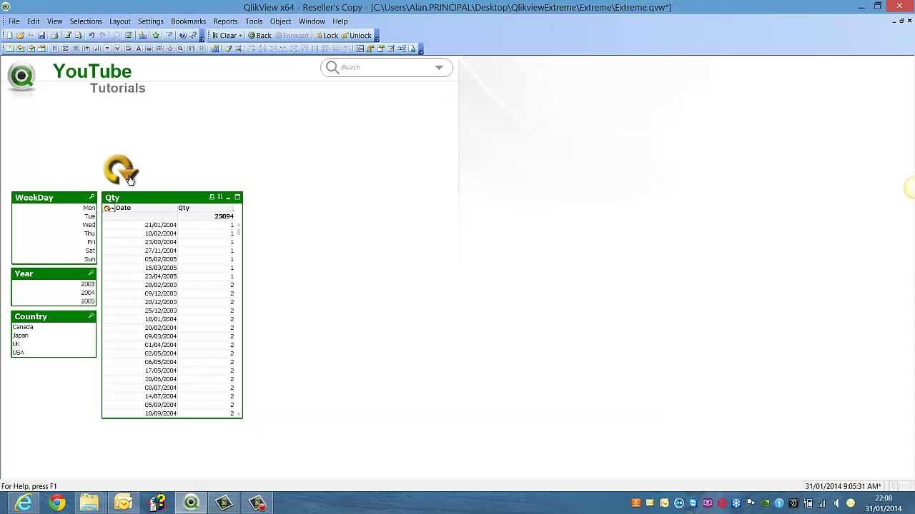 Qlikview Macro Button for Cyclic Dimensions by RFB 173