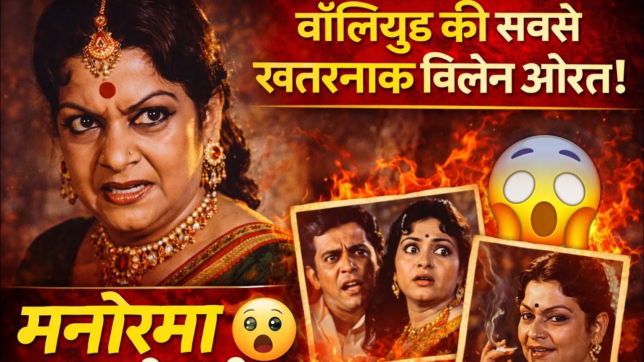 70/80 के दशक मशहूर खलनायिका मनोरमा 