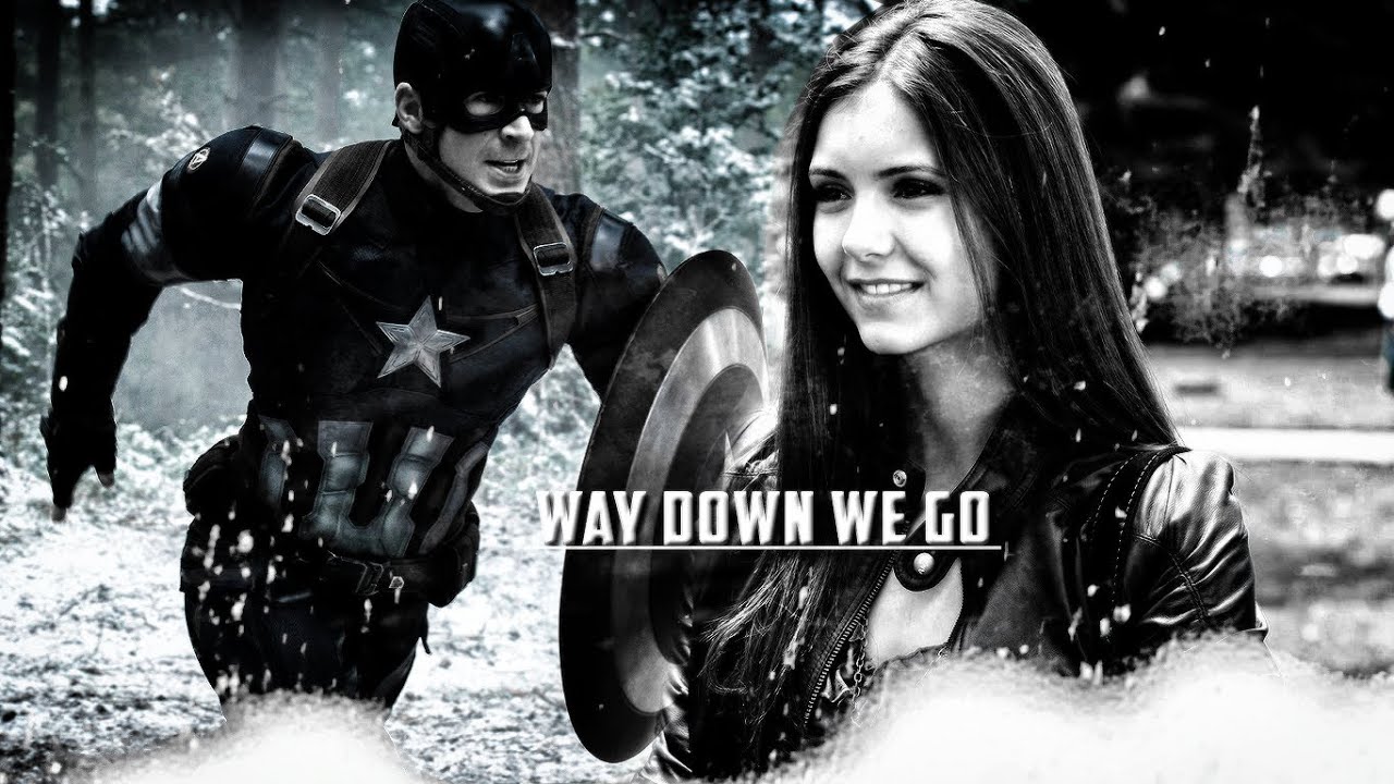 ►Elena Gilbert + Steve Rogers || Way Down We Go [Captain Gilbert crossover]