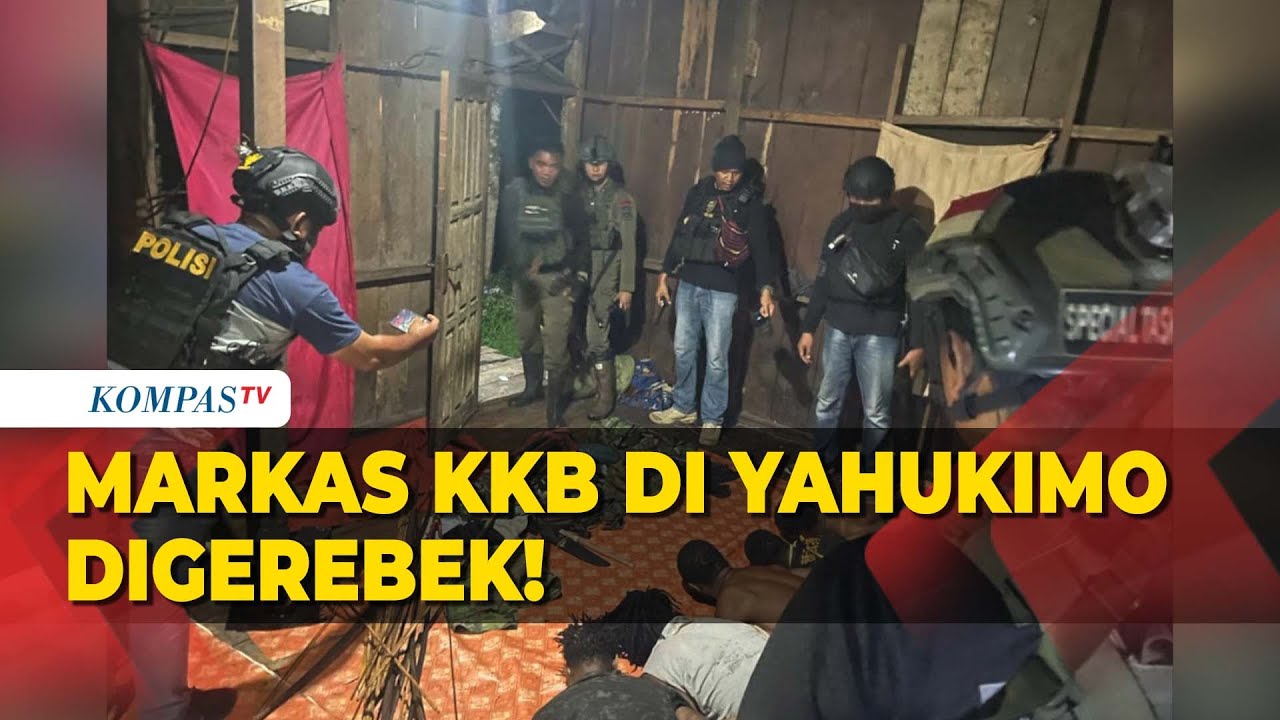 Persembunyian KKB di Distrik Dekai Digerebek Satgas Damai Cartenz, 9 Orang Diamankan!
