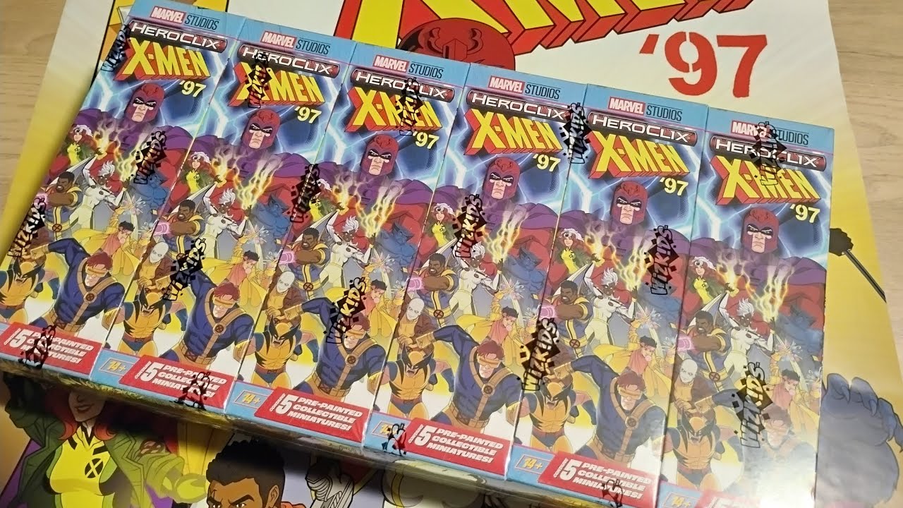 HeroClix - Unboxing d'une brick X-Men 97 - merci @WizKidsOfficial 