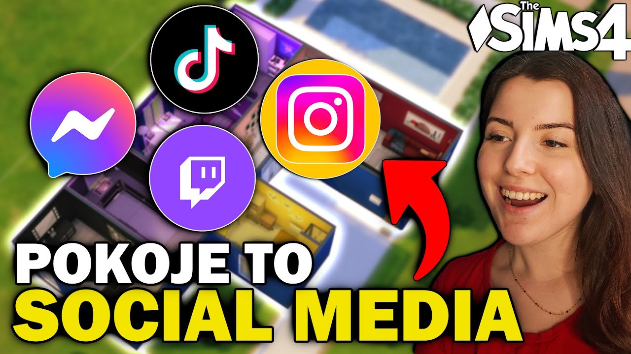 KAŻDY POKÓJ TO INNE SOCIAL MEDIA W THE SIMS 4!