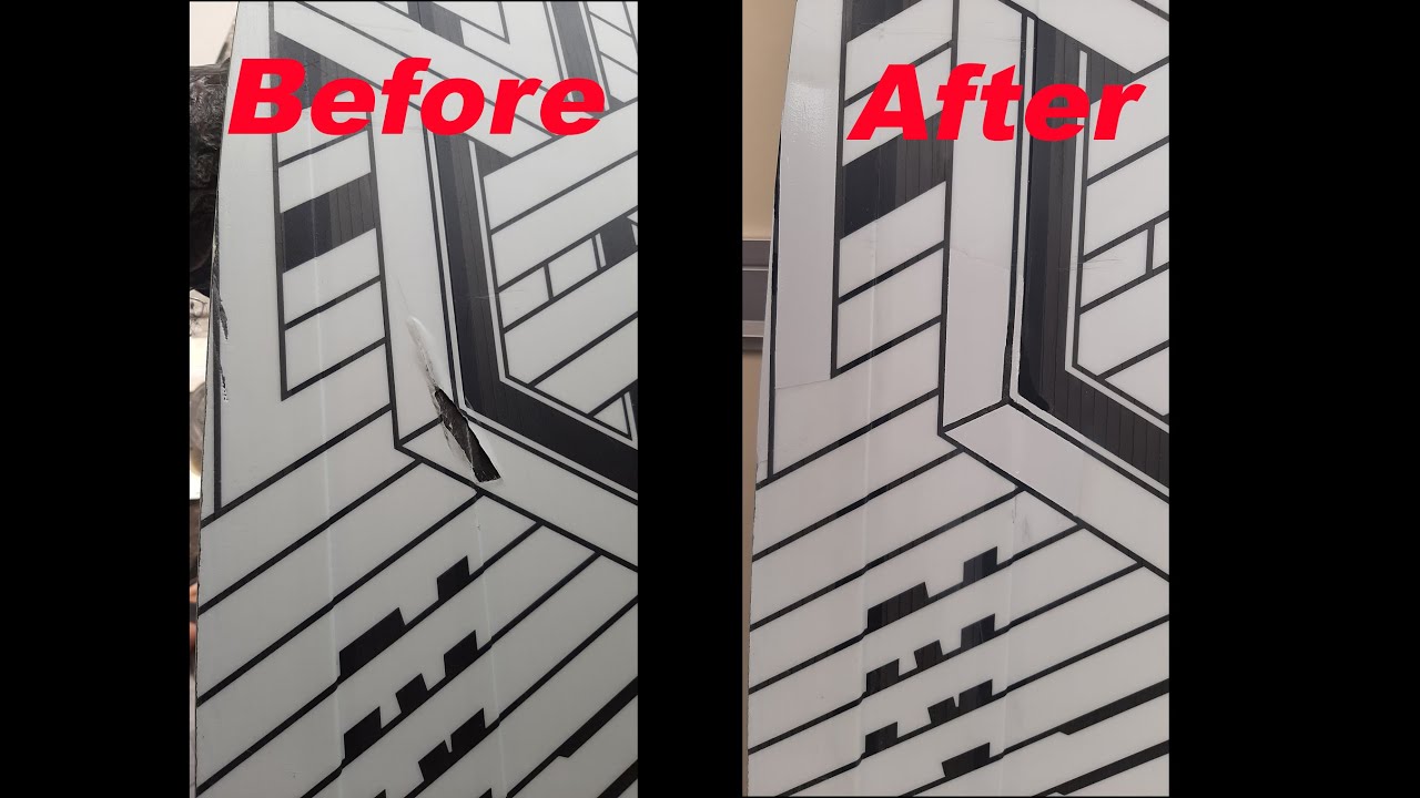 How to repair a Twintip kiteboard