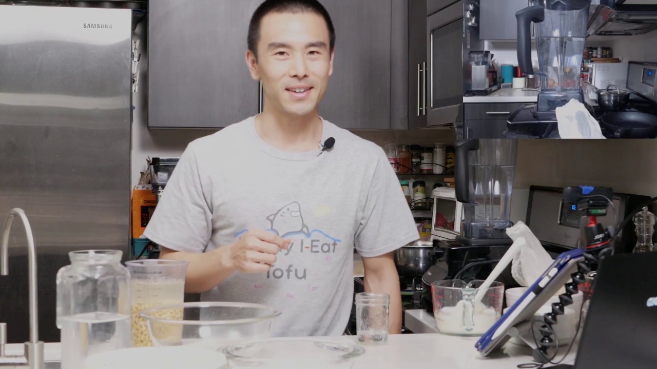 Japanese cooking challenge |  homemade soy milk, tofu and okara 👨‍🍳👩‍🍳 Day 1