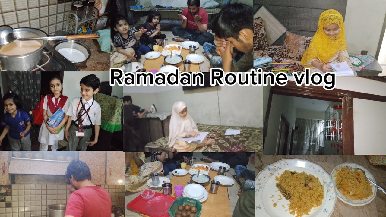 Iftari me banaya Husband ne chicken pulao || Anabia ne card bana kr dia || Ramadan Kareem routine.