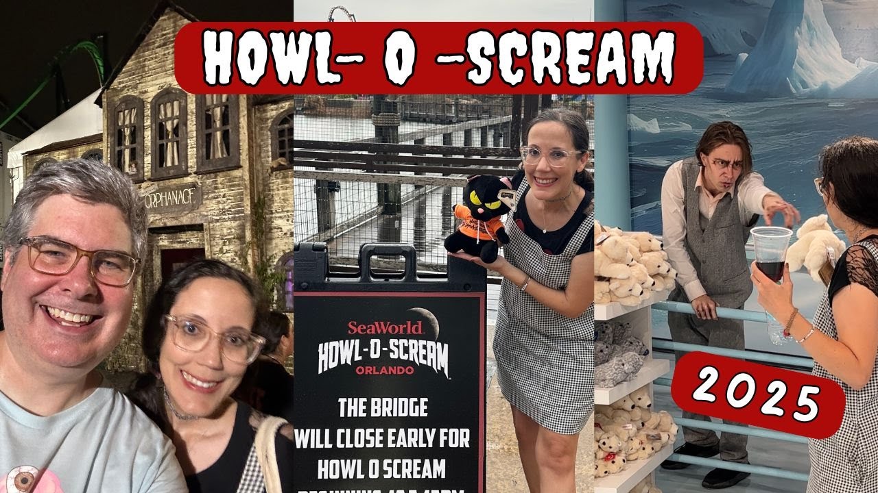 Howl-O-Scream 2025 at Sea World Orlando!