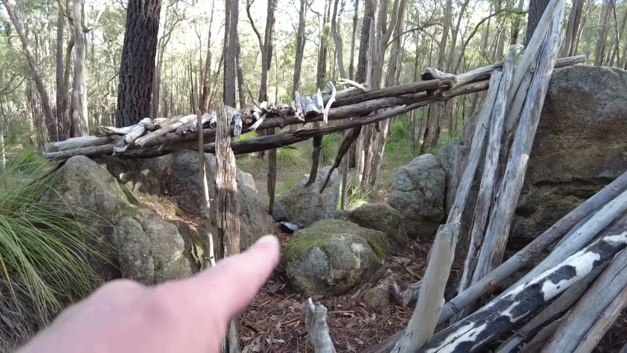 Rocks Thrown & Interesting Structure - Yowie, Sasquatch, Bigfoot