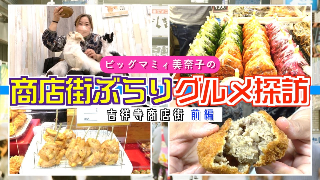 【美味しい物続々】商店街ぶらりグルメ探訪・第2弾！「吉祥寺商店街」前編