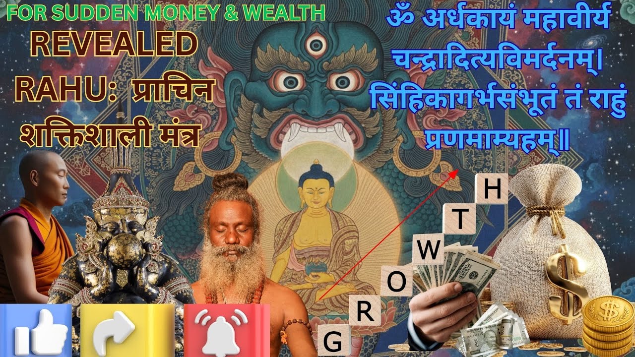 Om Ardhakayam Mahavirya – Complete 108 Chants for Rahu Blessings | Remove All Obstacles