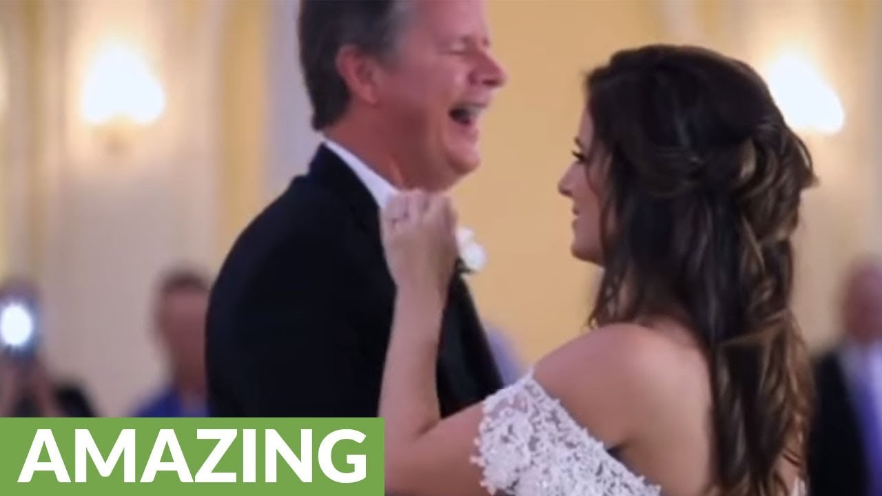 Dad receives special surprise during father-daughter wedding dance