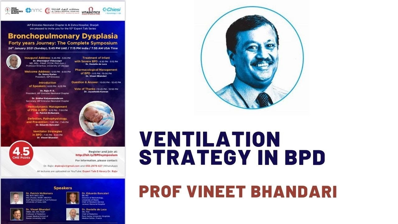 Ventilatory management in Bronchopulmonary dysplasia (BPD) Dr Vineet Bhandari