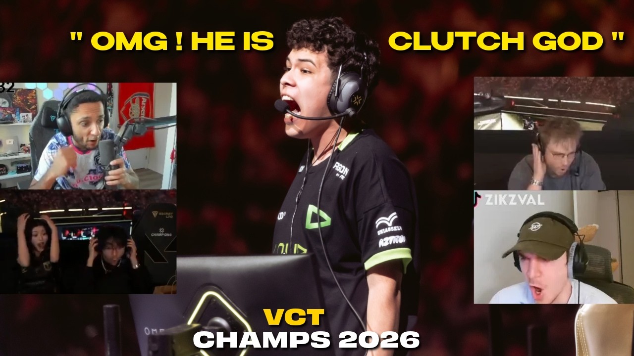 Valorant Streamers Reacts to The Best VCT Plays of VALORANT Champions 2026