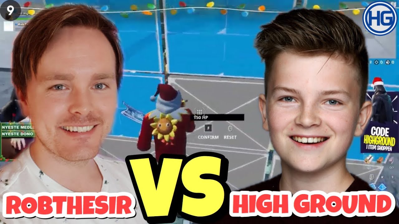 RobTheSir VS High Ground!😮 (Fortnite 1v1 BUILD BATTLE!)