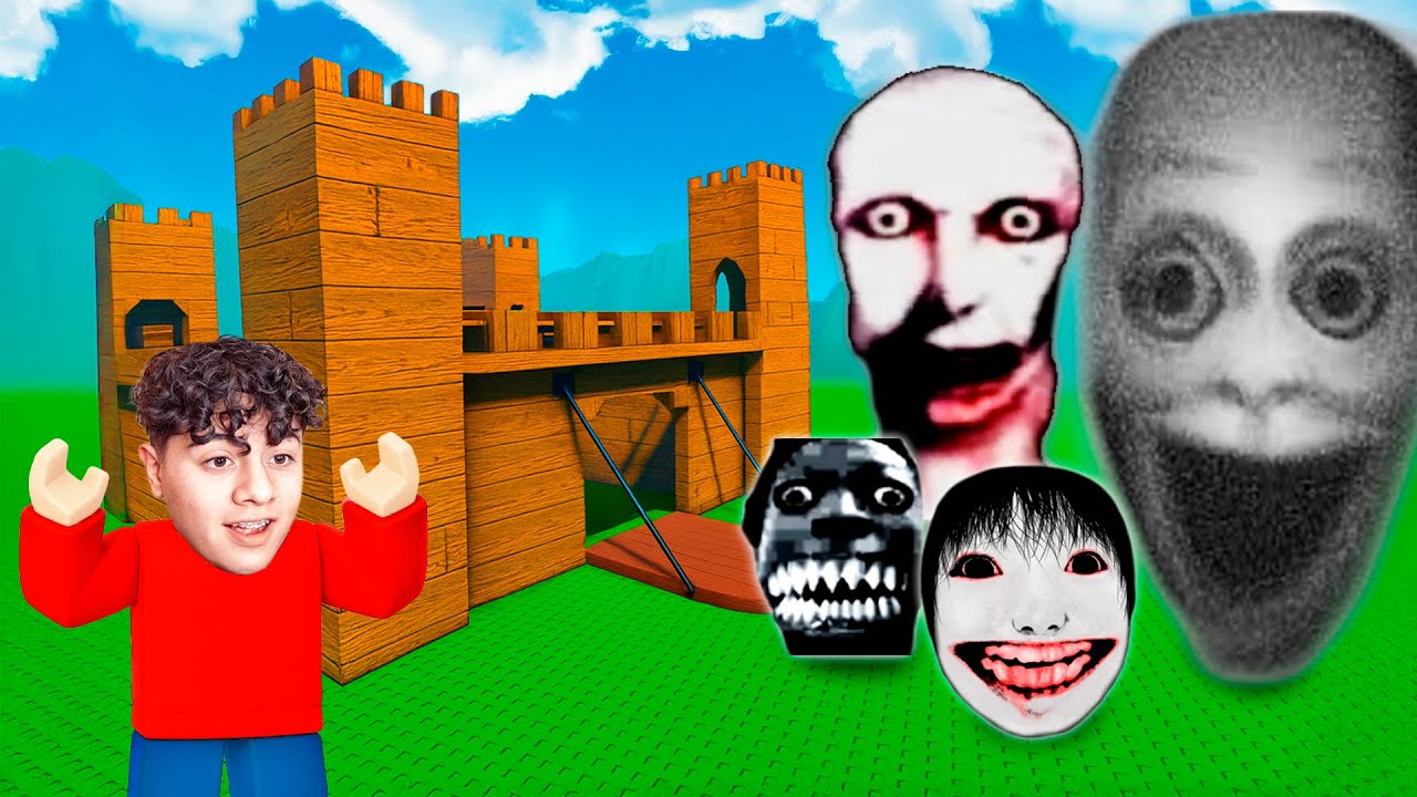 ¿Pueden 6 NEXTBOTS ENTRAR en mi FORTALEZA de ROBLOX?!
