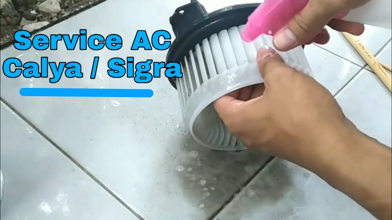 Service AC sendiri Calya atau Sigra