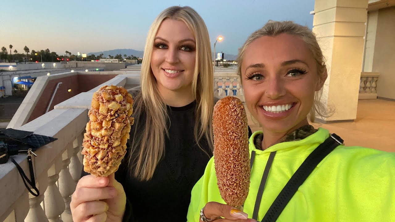 KOREAN CHEESE MUKBANG - Cruncheese Las Vegas with Cass Holland and Michele Monroe