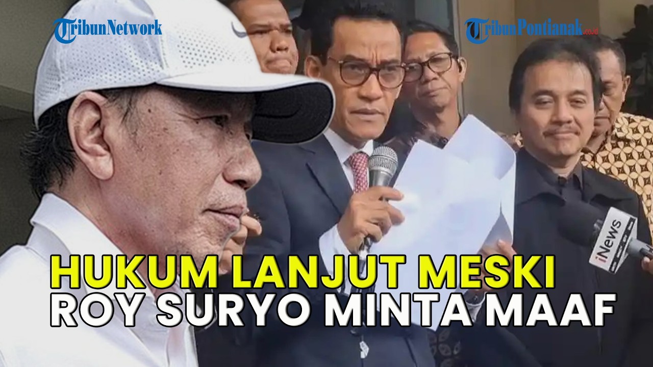 JOKOWI SEBUT PROSES HUKUM LANJUT MESKI SEANDAINYA ROY SURYO MINTA MAAF❗