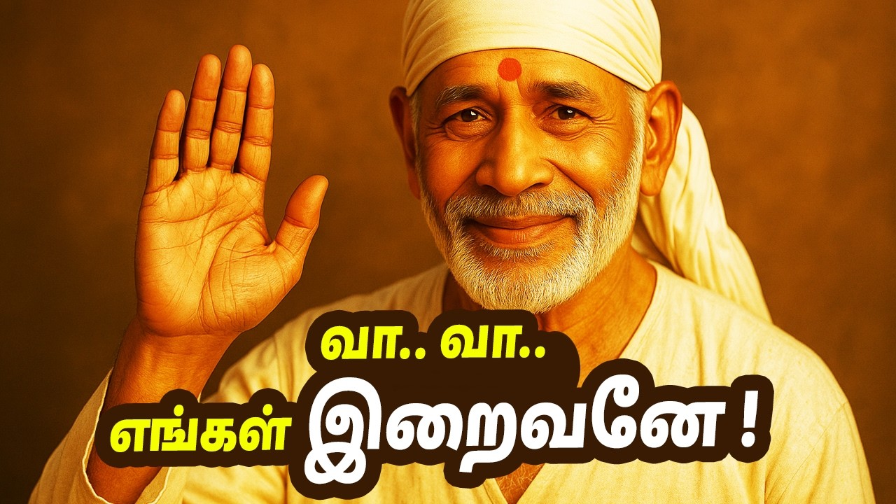 வா வா எங்கள் இறைவனே | Sai Baba Tamil Devotional Song | Shirdi Baba Bhajan 2026
