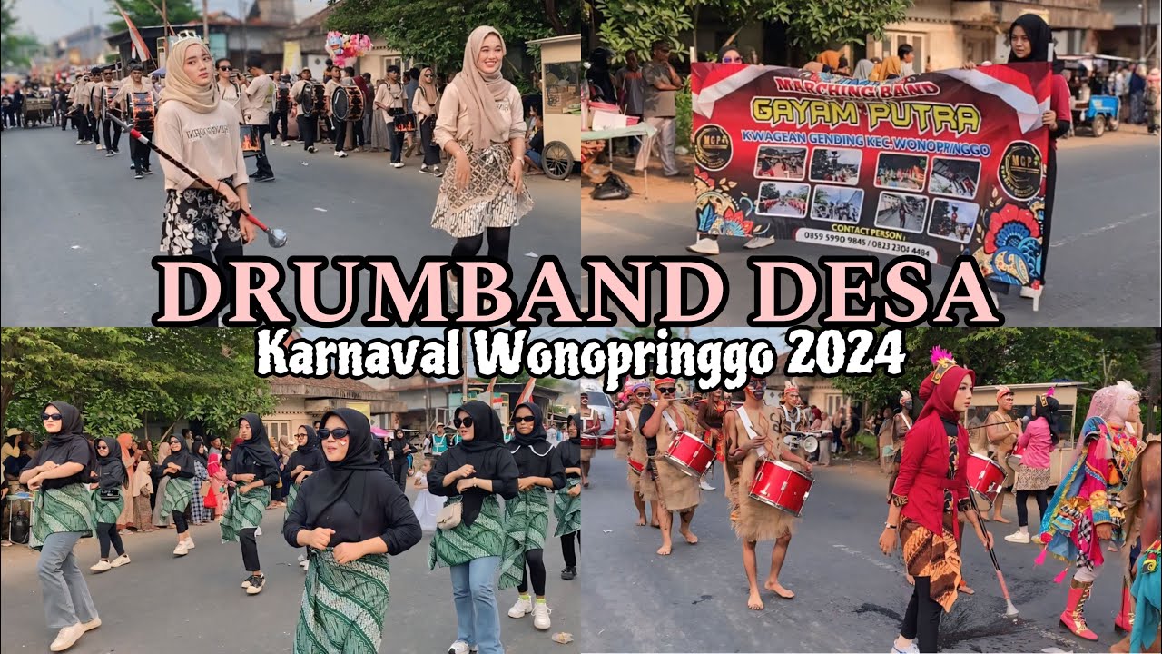 PARADE DRUMBAND DESA KARNAVAL WONOPRINGGO PEKALONGAN 2024