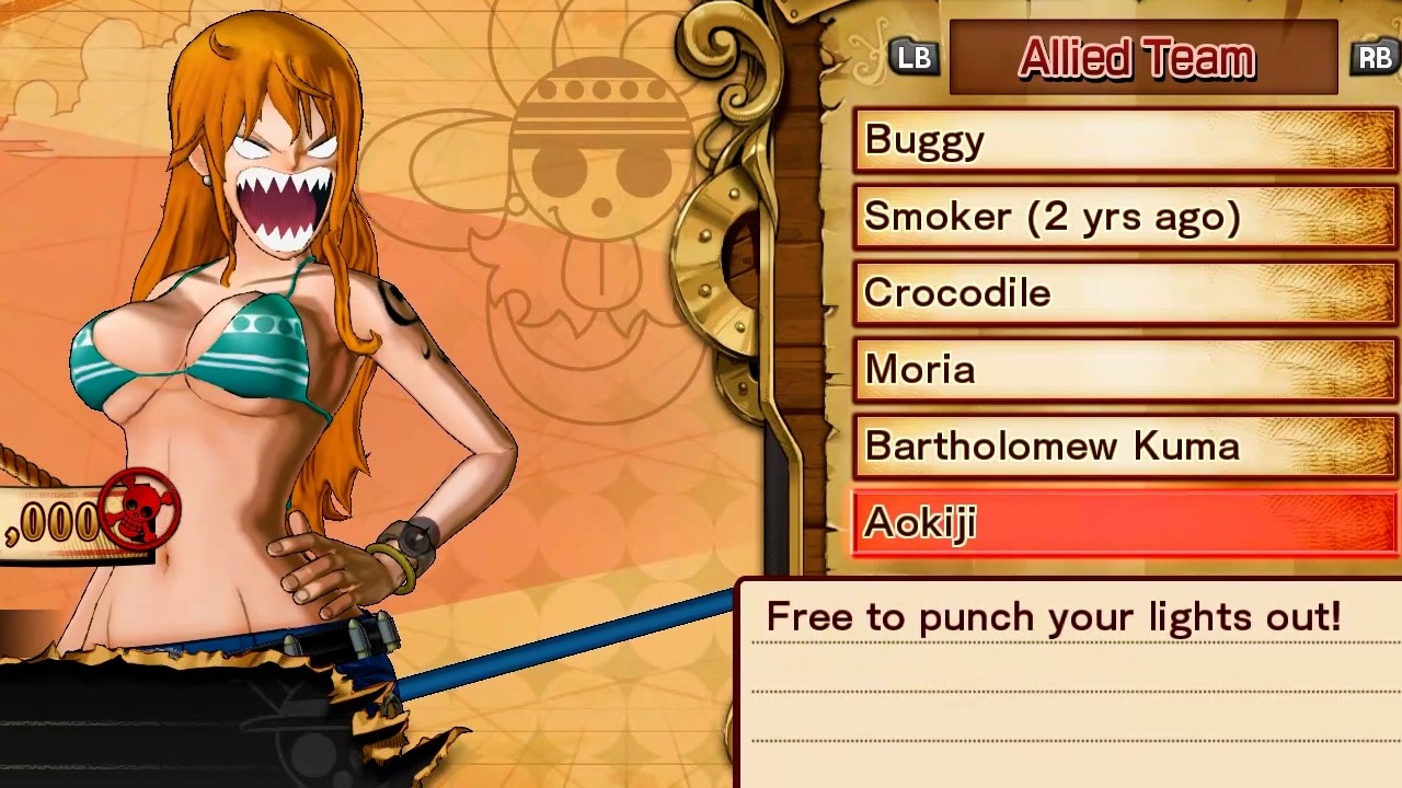 One Piece Burning Blood - All Voices Of Characters