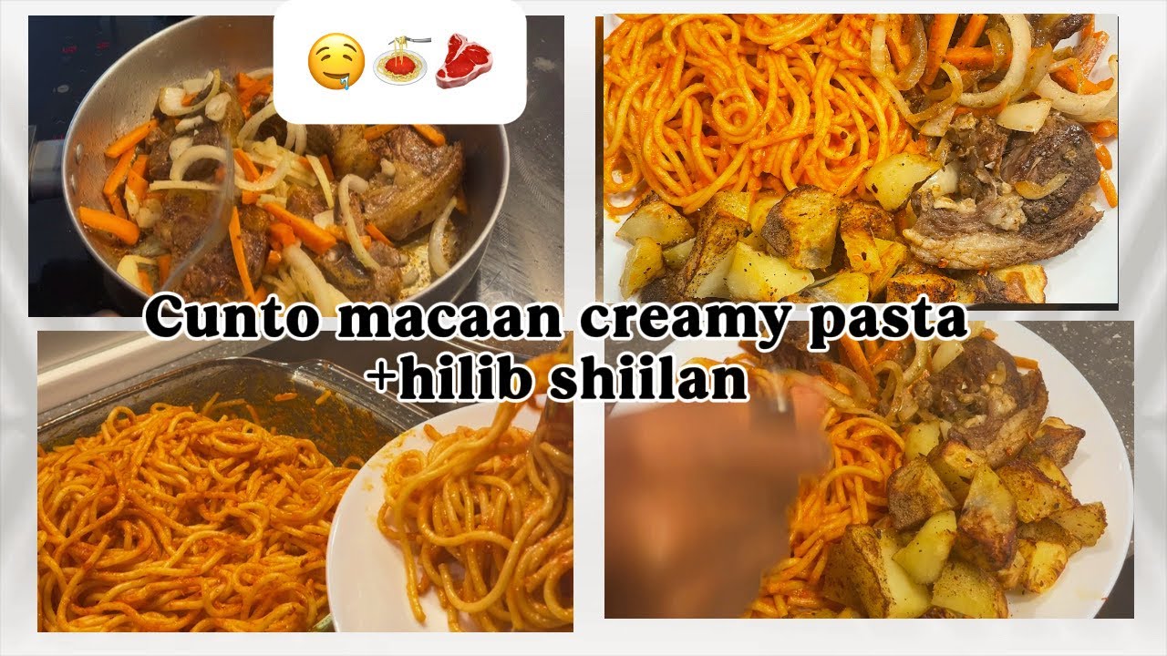 Pasta macaan Badan Iyo Hilib Shiilan| Qado Macaaan Badan Fudud