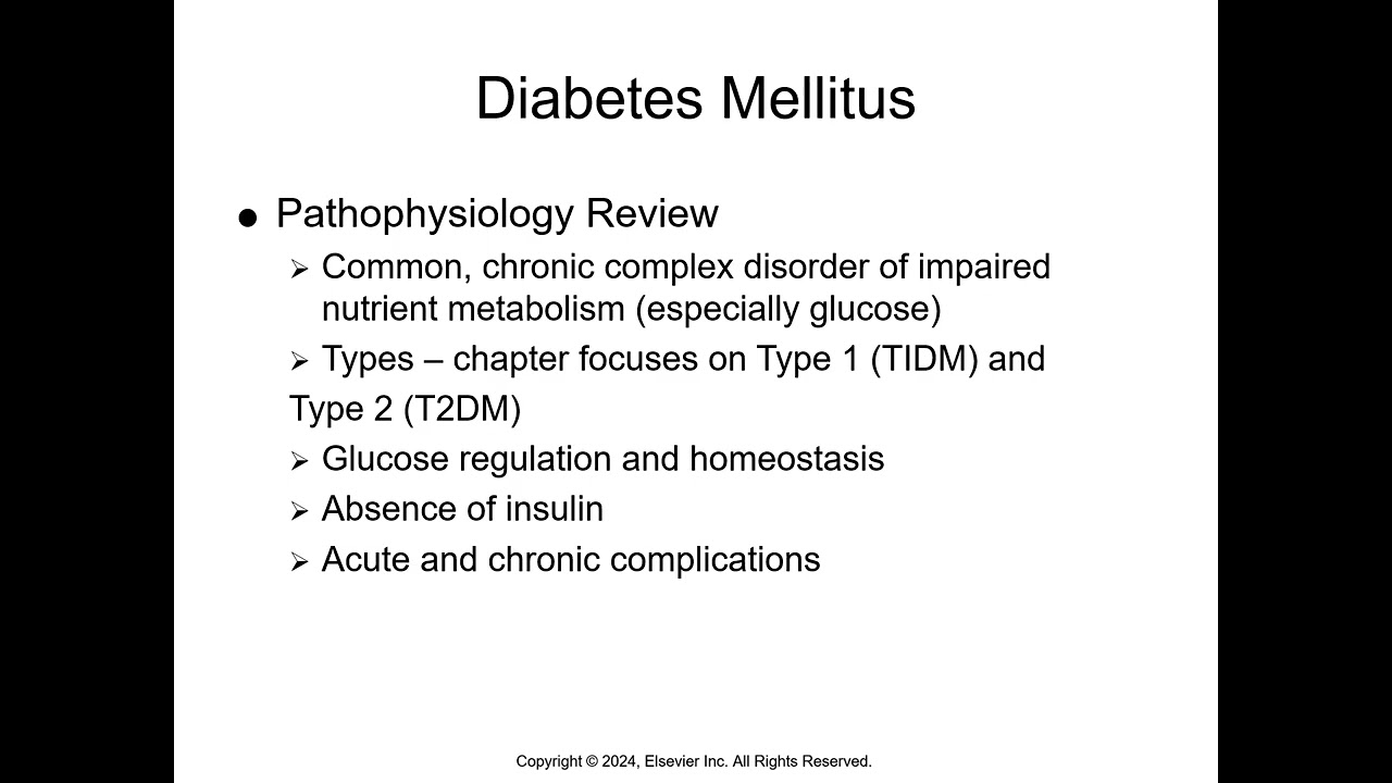 Iggy Chapter 56 Diabetes Mellitus DKA Edition 11 Recorded Version 1