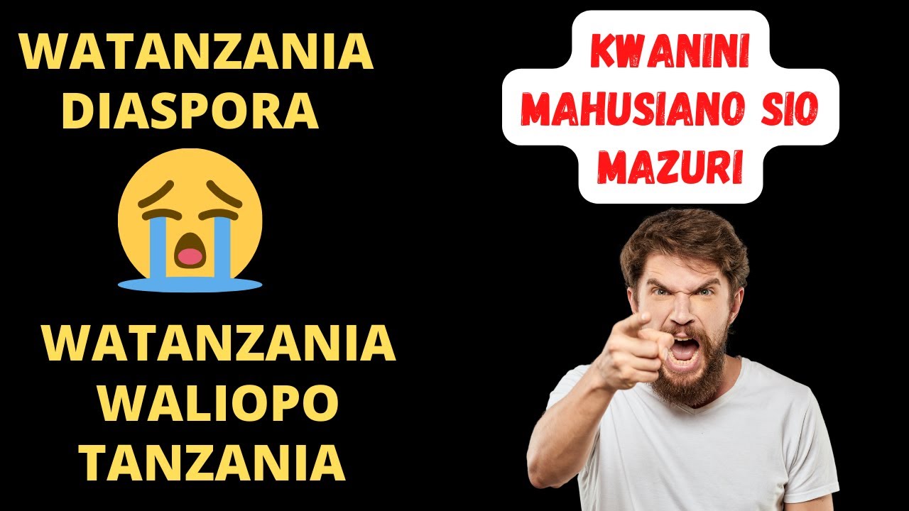 Kwanini Watanzania Diaspora na Waliopo Tanzania hawana mahusiano mazuri?