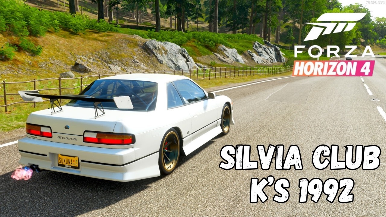 Nissan Silvia Club K'S 1992  -  Forza Horizon 4  -  No Commentary