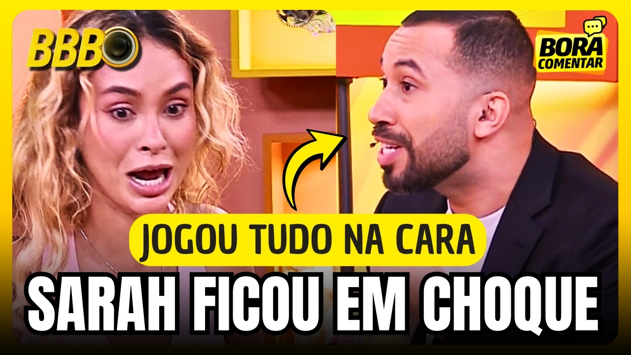 🚨BBB26: BATE-PAPO BBB com a ELIMINADA Sarah CHORA MUITO AO VIVO
