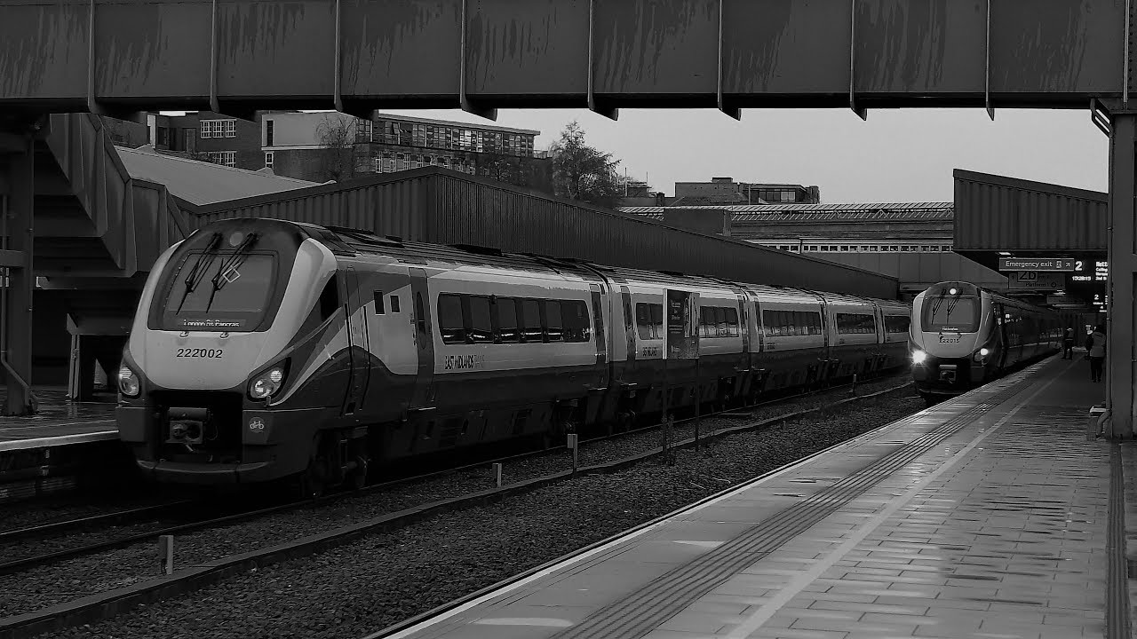 (4K) Trains at Leicester 16/1/19