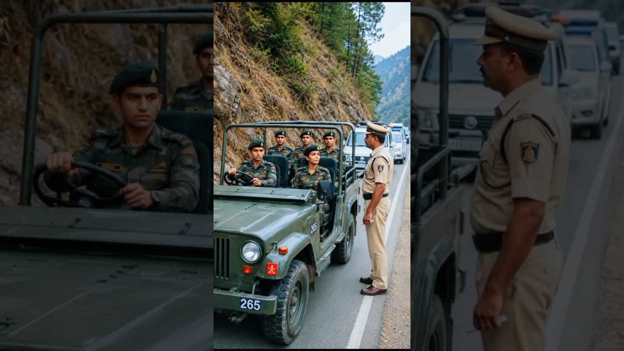 #army Corrupt Police Officer Demands Bribe From Army Officer 😱 Shocking Ending Emotional #viralvideo