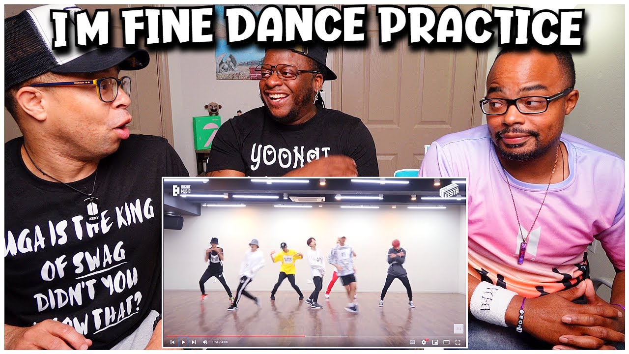 BTS - 'I'm Fine' Dance Practice REACTION!!