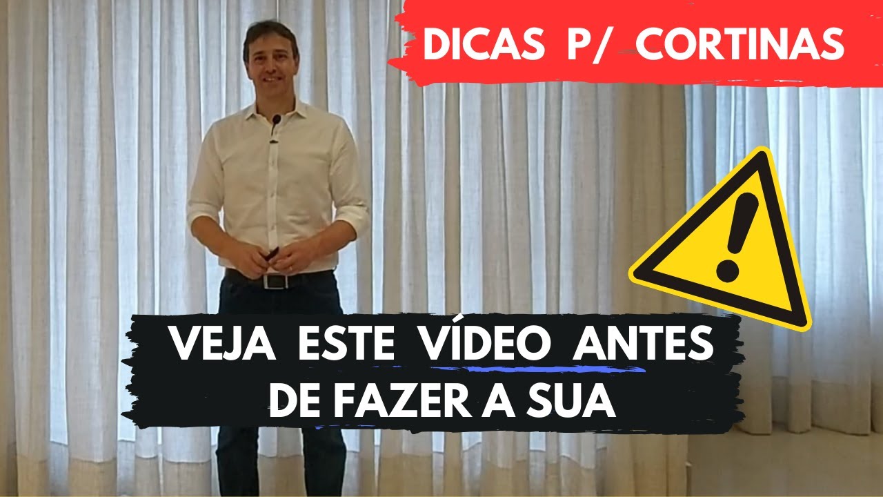 Antes de fazer sua cortina você tem que ver este vídeo!