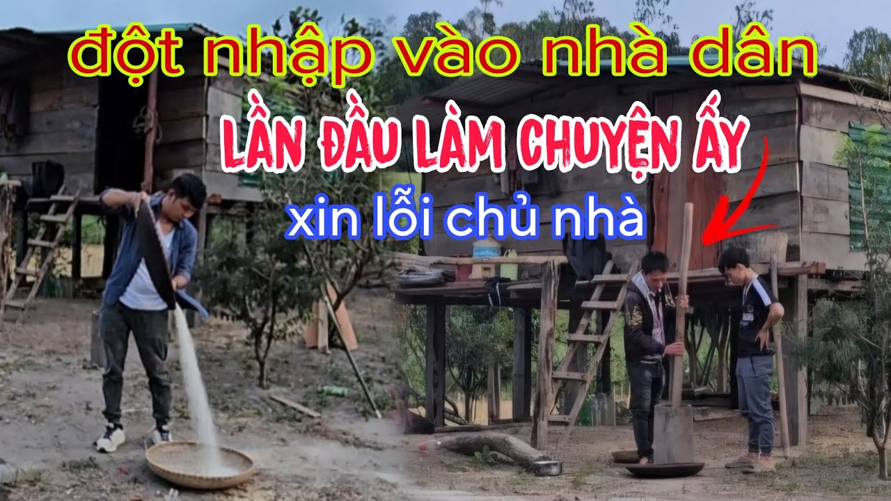 vào sâu trong rừng,không có gạo ăn 3 thanh niên làm theo cách này để sống sót..